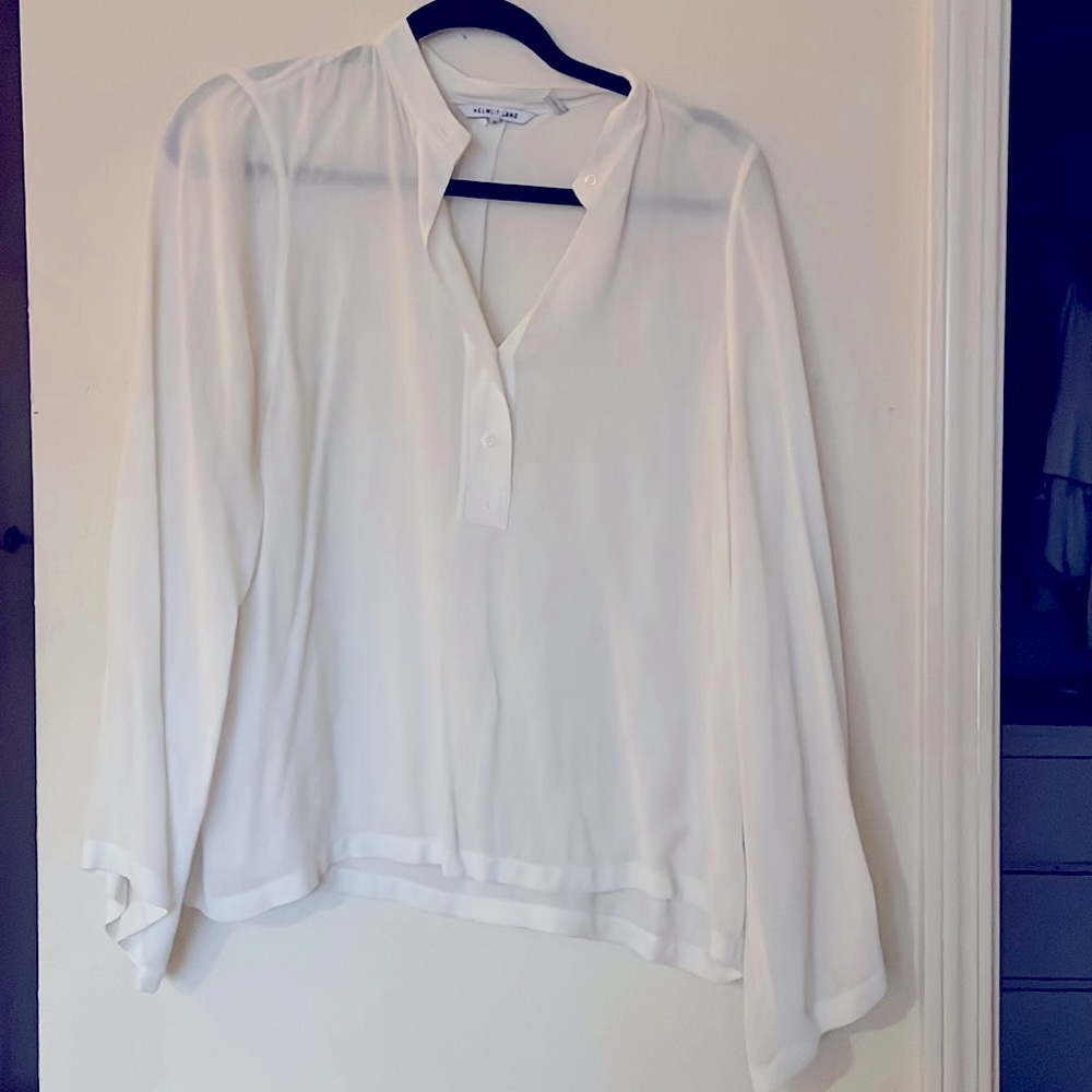 Sheer white work top
